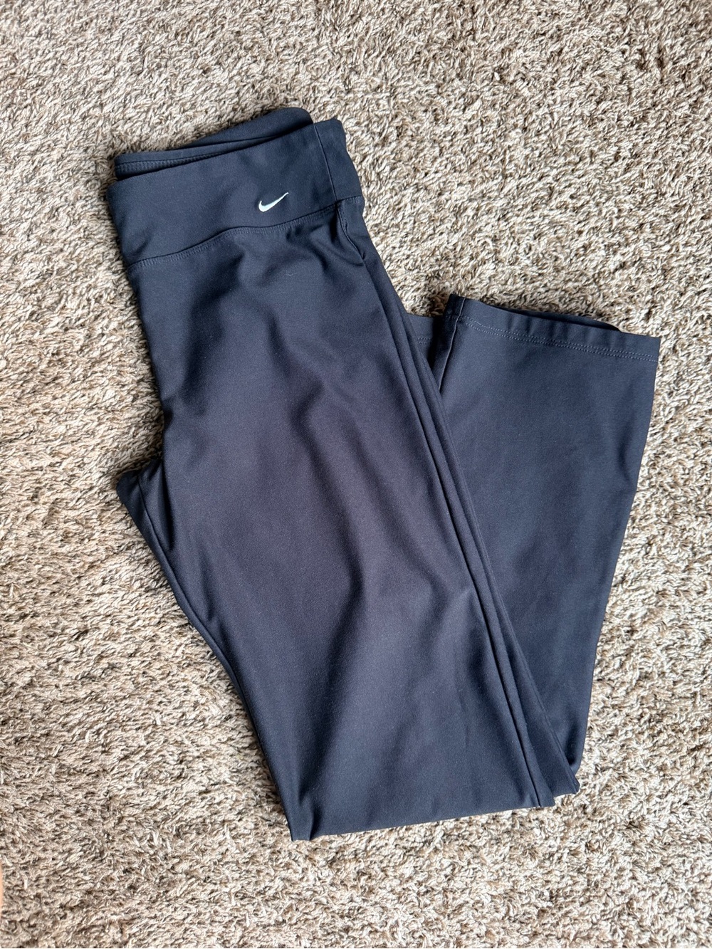 Nike Dri-FIT Black Active wide leg yoga pants